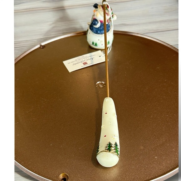 Home‎ Interiors Resin Happy Snowman Candle Snuffer - Picture 9 of 9
